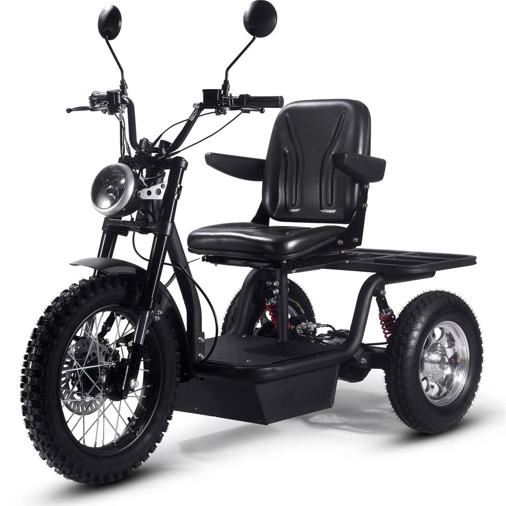 MotoTec Electric Trike 60v 1800w Black