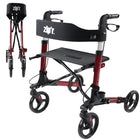 Zip'r Rambler Rollator Walker with Seat