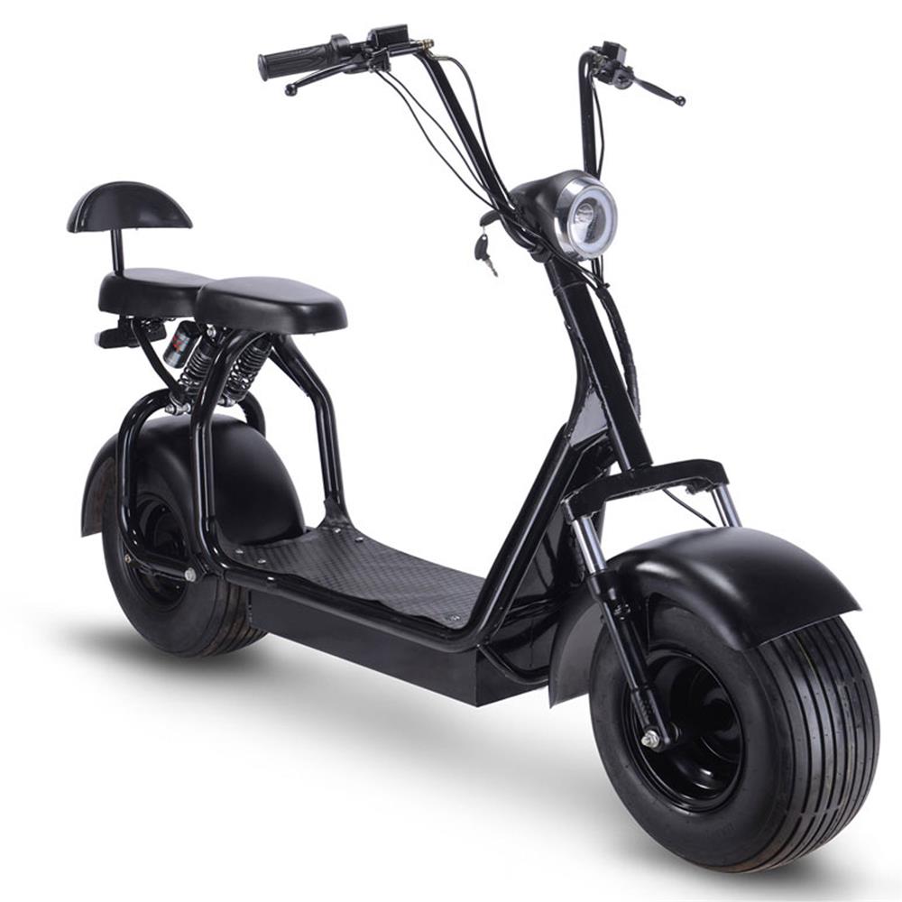 MotoTec Knockout 60v 1000w Electric Scooter Black